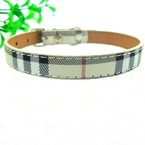 Fashion Plaid Dog Collar - Paws Palace