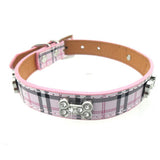 Fashion Plaid Dog Collar - Paws Palace