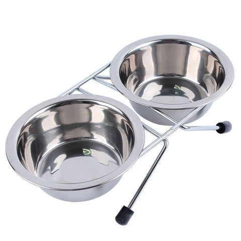 Dog Bowl Stainless Steel Pet - Paws Palace